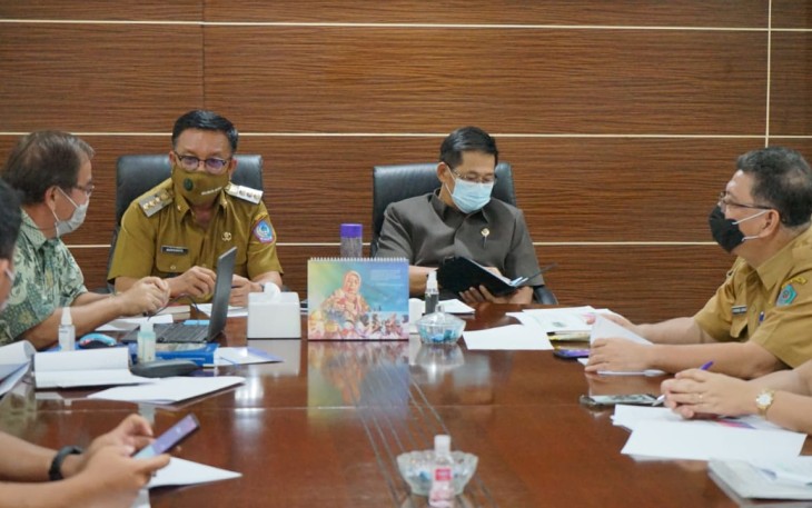 Walikota Bitung dan Wakil Walikota Bitung Gelar Rapat Kordinasi Bersama BPS Kota Bitung