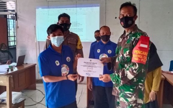 Babinsa Koramil 08/Bunut Hilir Hadiri Undangan Bimbingan Teknis Pemutakhiran data IDM dari Desa