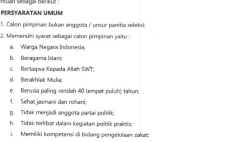 Ini Syaratnya