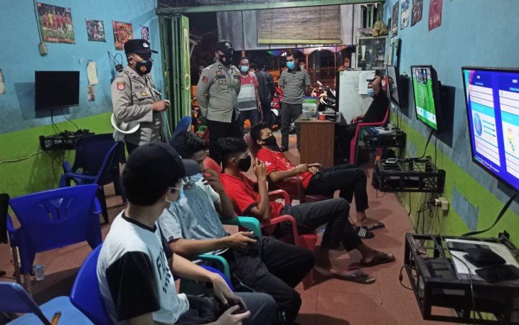 Polsek Rambutan Imbau Masyarakat Patuhi PPKM