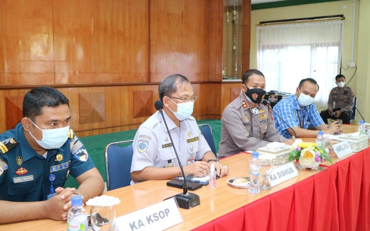 Polres Tanjung Pinang Gelar Rakor Penanganan Terhadap Penumpang Kapal  