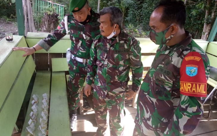 13 Personel TNI Koramil 1016-04/Manuhing di Tes Urine
