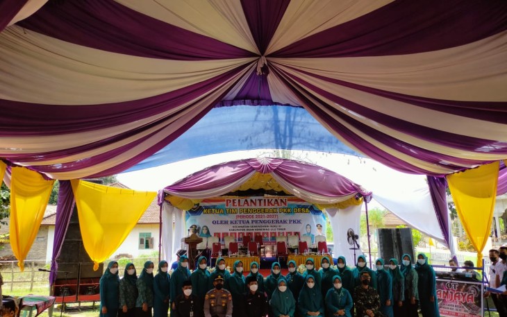 Sebelas Desa Resmi Dilantik Ketua Tim Penggerak PKK