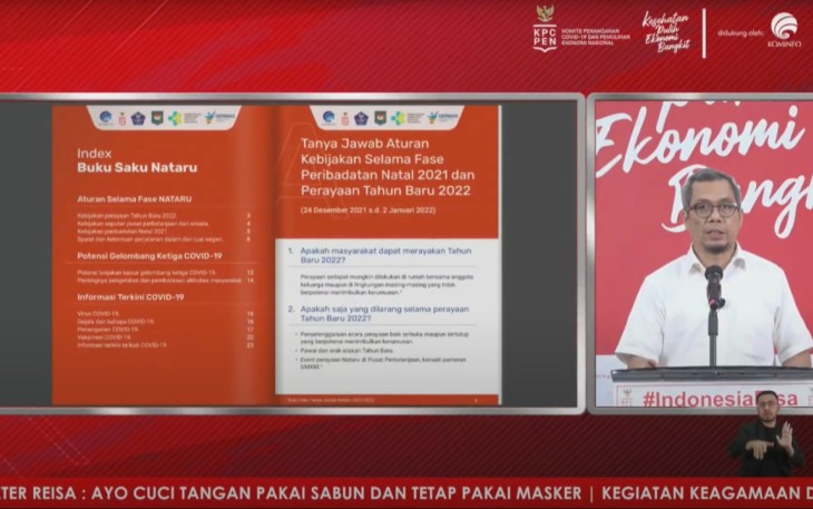 Kominfo Luncurkan Buku Saku Tanya Jawab Nataru 2021/2022 dan Jingle #mulaidarikamu