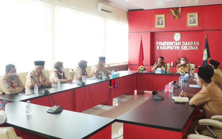 Audiensi Pengurus Gerakan Pramuka Kwarcab Kabupaten Seluma