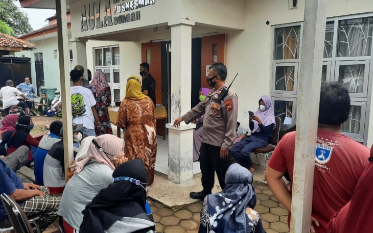 Polsek Buaran, Genjot Kegiatan Vaksinasi Kepada Masyarakat