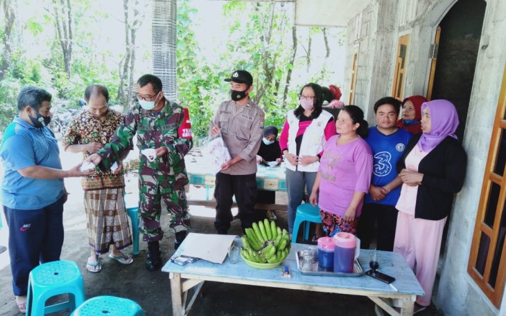 Vaksinasi Covid-19 Satgas TMMD 112 Kodim 0818/Malang 