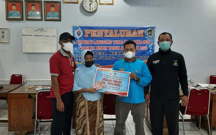 Penyaluran BLT-DD XI di Desa Kenaiban, Juwiring Berjalan Lancar