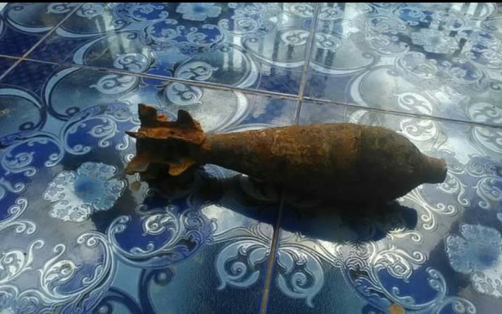 Penemuan Mortir Bekas penginggalan zaman perang