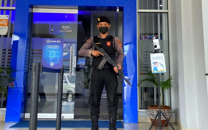 Kapolres Majalengka-Polda Jabar, Berikan Rasa Aman Kepada Nasabah, Melakukan Pengamanan Objek Vital