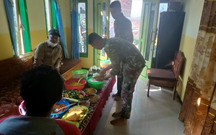 Hidangan Sarapan Pagi Satgas TMMD 112