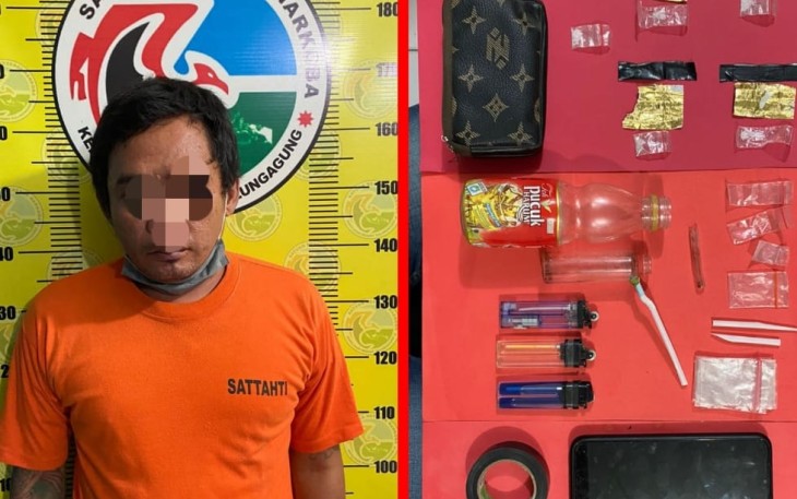 Seorang Peternak Ikan Merangkap Pengedar Sabu Ditangkap Satresnarkoba Polres Tulungagung