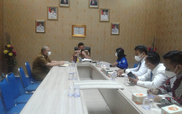 Pengurus DPC Peradi Gedong Tataan Pesawaran Audensi Dengan Bupati 