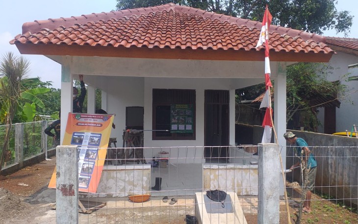 Perbaikan Posyandu TMMD Dilengkapi Fasilitas Listrik dan Air