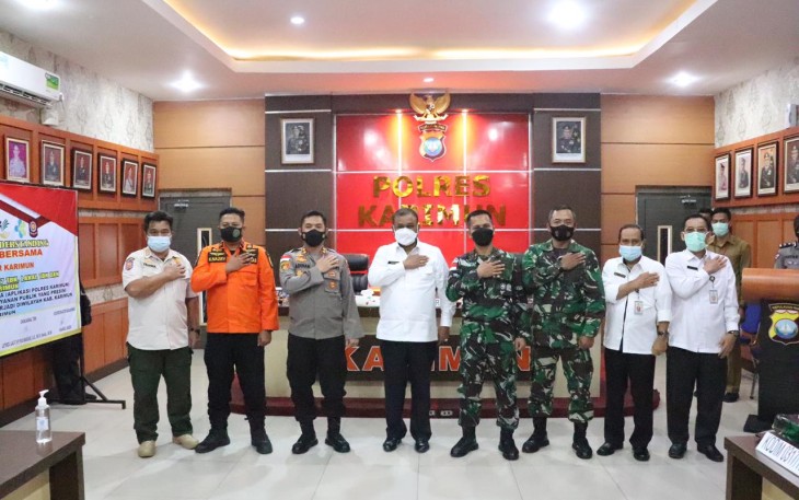 Polres Karimun Lakukan MoU Aplikasi SIPOKA