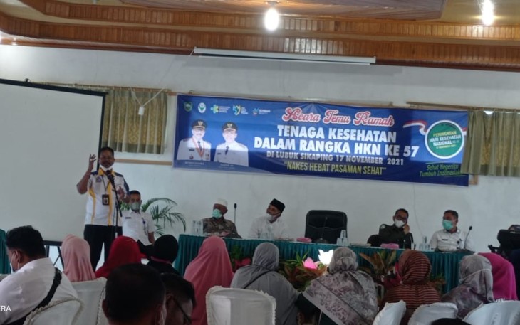 Dinas Kesehatan Kabupaten Pasaman mengadakan Temu ramah bagi seluruh nakes yang ada di Kabupaten Pasaman