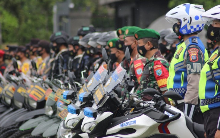 Kodim Palangka Raya Terjunkan 117 Personel Amankan Natal dan Tahun Baru