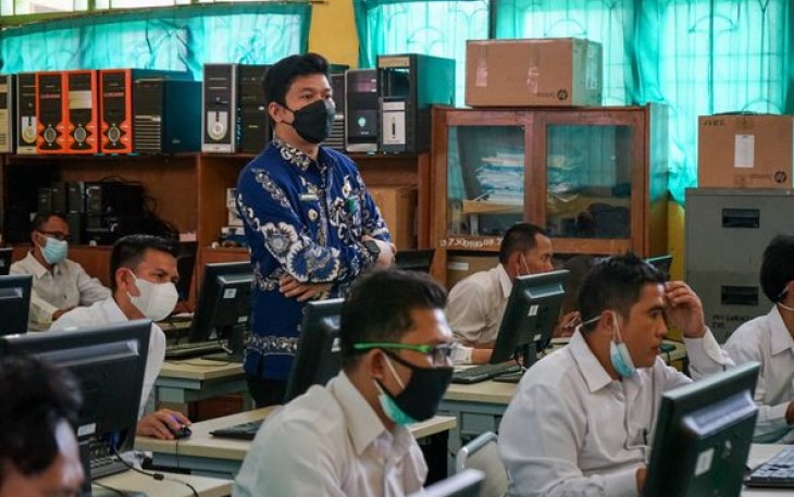 Wakil Bupati Pantau Pelaksanaan Ujian Seleksi P3K