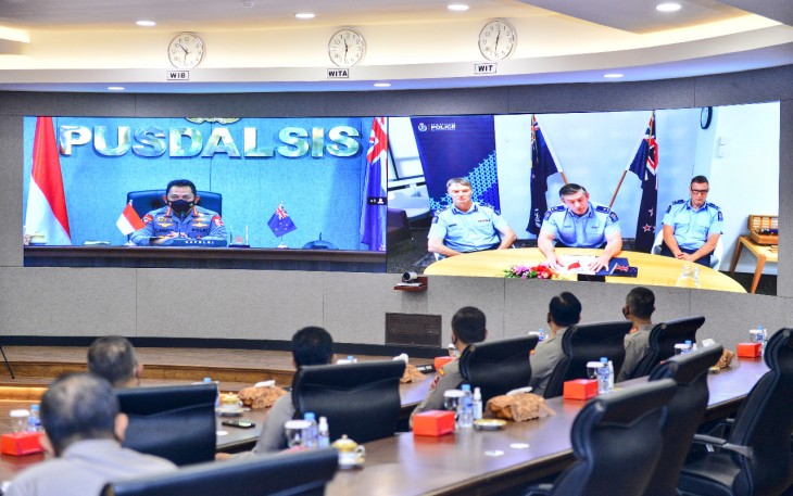 Polri dan Polisi Selandia Baru Tandatangani Kerjasama Pencegahan dan Pemberantasan Kejahatan Transnasional