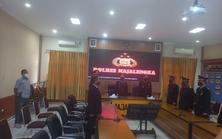 Polres Majalengka Laksanakan Upacara Virtual Peringati Hari Kesaktian Pancasila