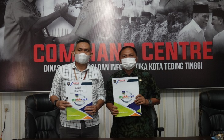 Diskominfo Tebing Tinggi Jalin Kerjasama Dengan Dukcapil Terkait Pemanfaatan Data Kependudukan