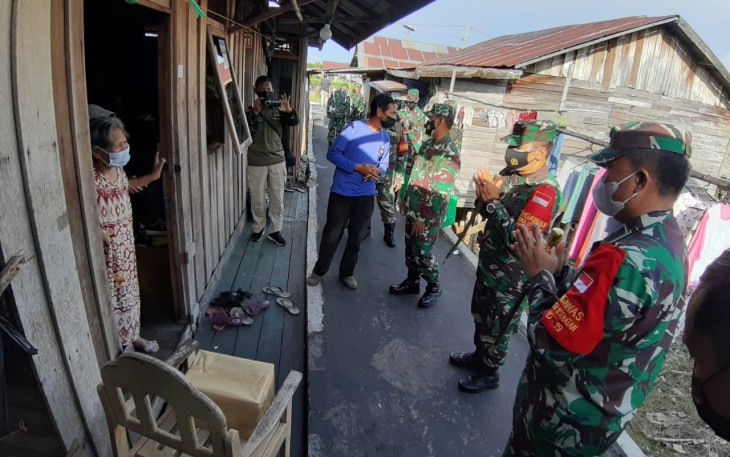 Bakti Sosial Kodim Palangka Raya Sasar Warga Isoman