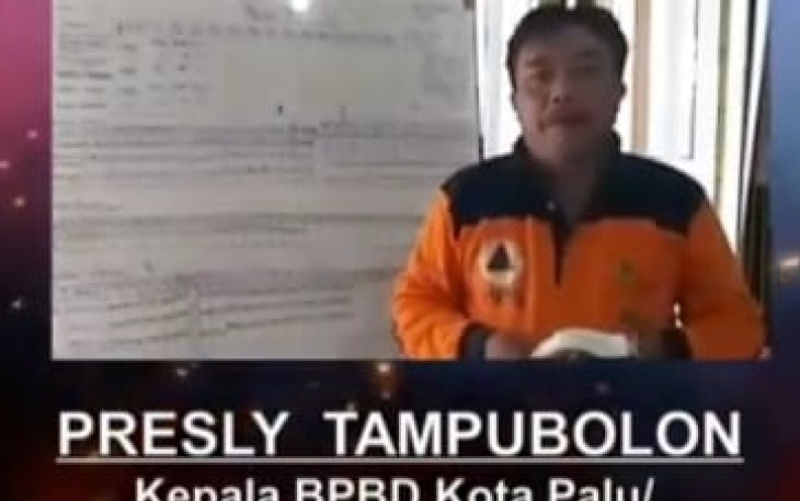  Kepala BPBD Kota Palu/Sekretaris Satgas Covid-19 Kota Palu Presly Tampubolon