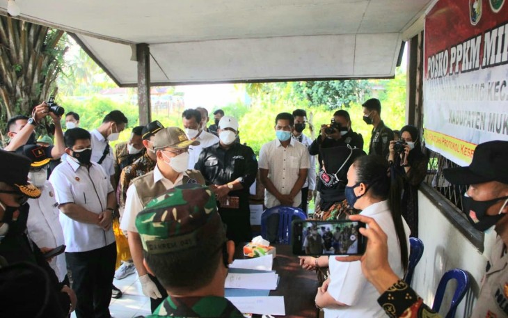Edukasi kepada Masyarakat Libatkan Tokoh Adat, Gubernur Rohidin Apresiasi Satgas COVID-19 Mukomuko