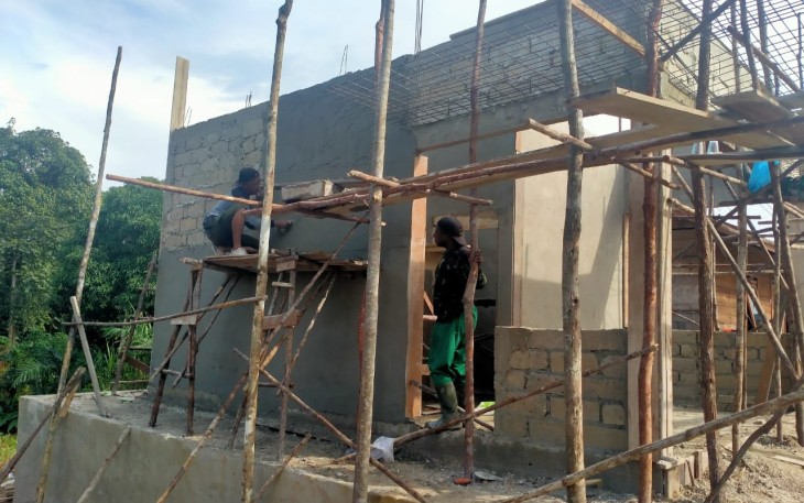 Pembangunan Pos Kamling Capai 55%, Satgas TMMD Terus Kebut Pengerjaannya