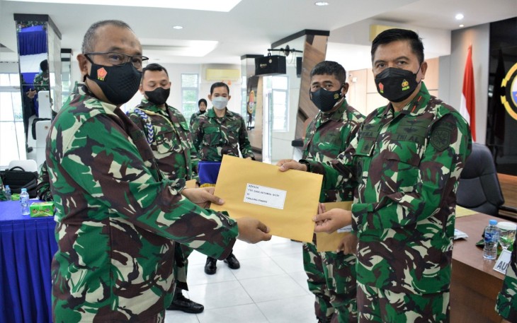 Pembacaan Taklimat Akhir Audit Kinerja Itjen TNI TA 2021 Wilayah Sumbagut