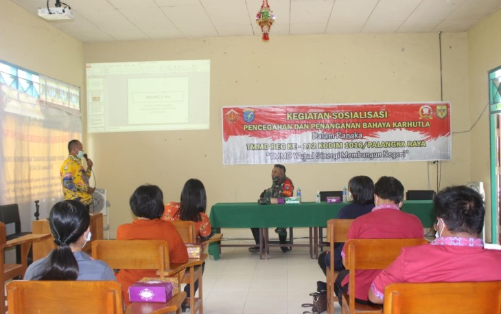 Satgas TMMD Sosialisasi Pencegahan Bahaya Karthula