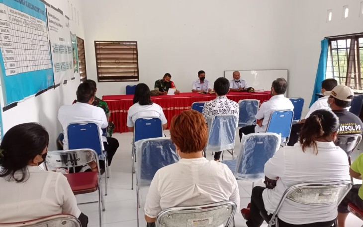 Danramil 1016-03 Sepang Hadiri Rapat Koordinasi Percepatan Vaksinasi Kecamatan Sepang 