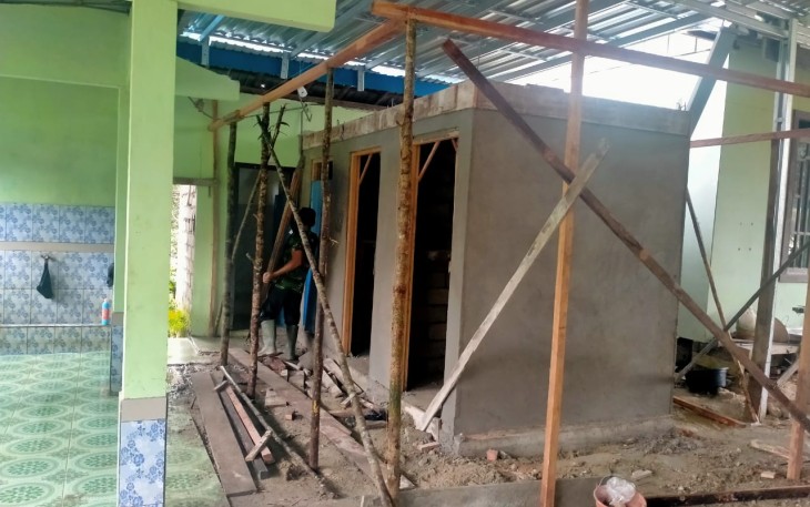 10 Hari Pelaksanaan TMMD di kelurahan Kampuri Realisasi Pekerjaan Capai 40 Persen