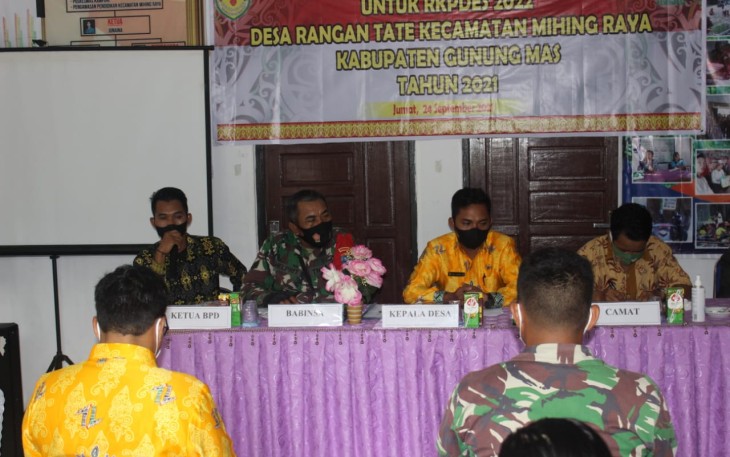 Anggota TMMD Diundang Rapat Musrenbang Desa Rangan Tate