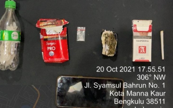 Barang Bukti saat diamankan