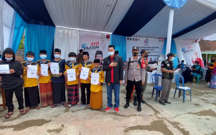 Gerai Vaksin Presisi TNI-POLRI di Wilayah Hukum Polsek Banjarwangi