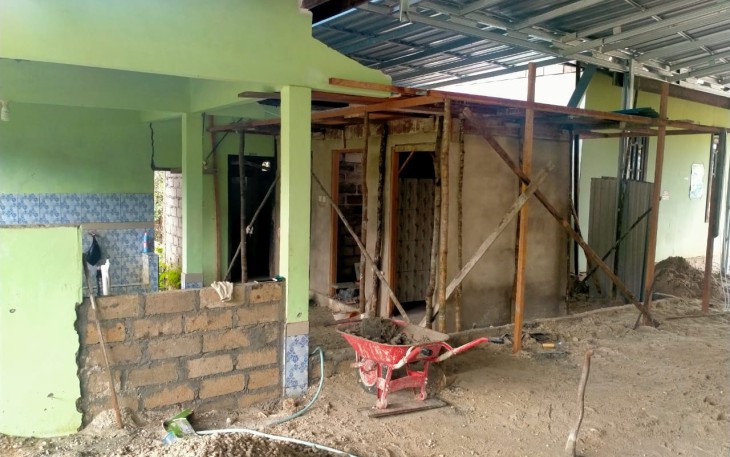 Pembangunan MCK Masjid Al Ikhlas Capai 70 Persen Dalam Sasaran Pokok TMMD Ke 112