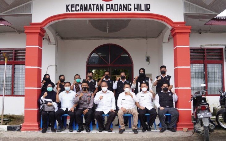 Walikota Tebing Tinggi Tinjau Penanganan Covid-19 Di Kecamatan
