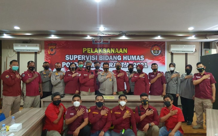 Kasubsi Penmas Polres Majalengka Beserta 7 Kasi Humas Lainnya Mengikuti Supervisi Bidang Humas Polda Jabar
