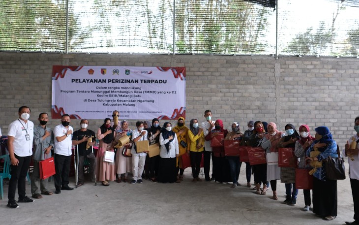 Sasaran Non fisik TMMD 112, DPMPTSP Melaksanakan Pelayanan Perijinan