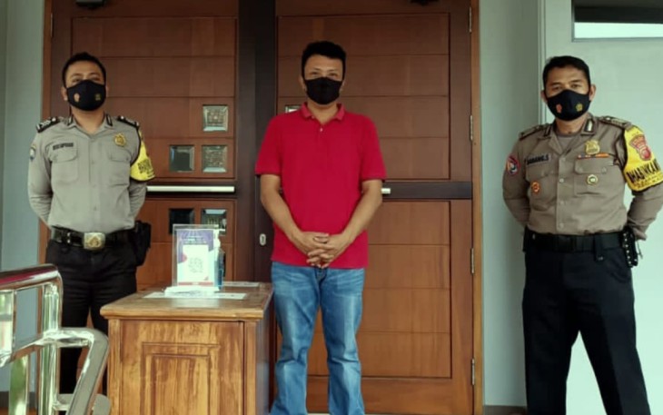 Kapolsek Kadipaten Monitoring Serta Pengamanan Ibadah Mingguan Di Gereja