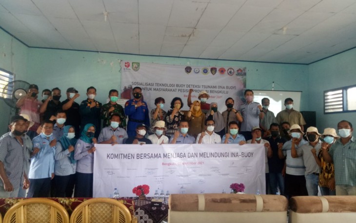 BRIN Sosialisasi Ina Buoy Deteksi Tsunami Bengkulu