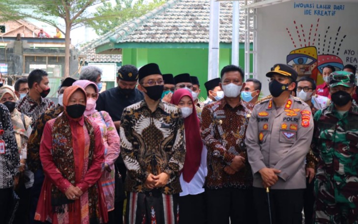 Kapolres Majalengka Hadiri Kunker Mentri Sosial RI ke Ponpes Al-Mizan