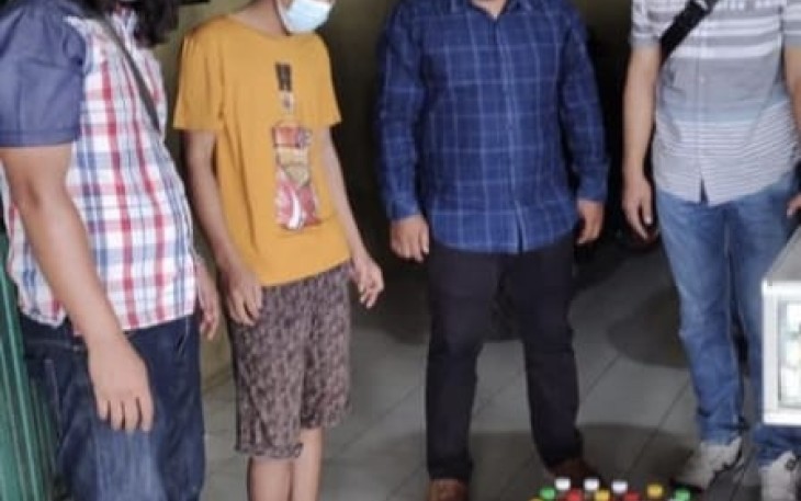 Satres Narkoba Amankan Ratusan Minuman Keras Jenis Ciu
