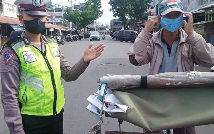 Polres Rejang Lebong Ajak Warga Patuh Prokes Covid-19