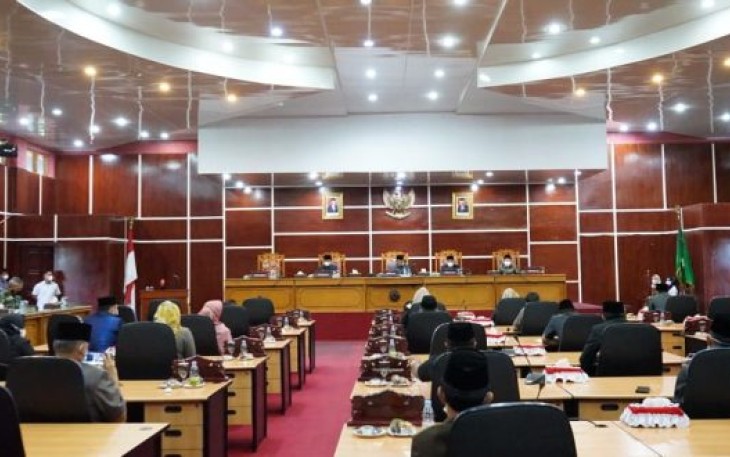 Raperda pertanggung jawaban pelaksanaan APBD 2020 Disetujui Seluruh Fraksi di DPRD