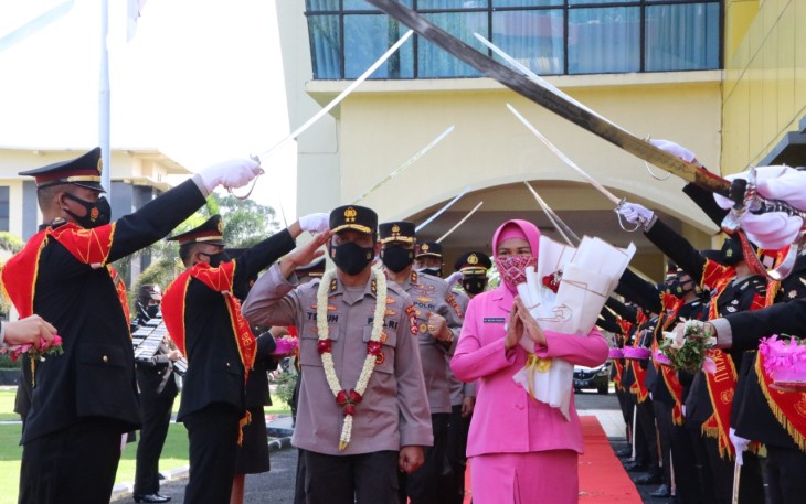 Kapolda Bengkulu Gelar Upacara Pelepasan Irjen Pol Drs Teguh Sarwono