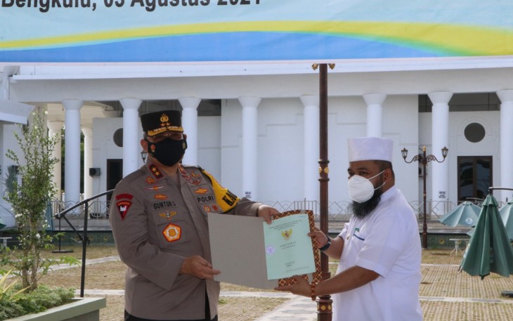Polda Bengkulu Terima Hibah Lahan dari Pemerintah Kota