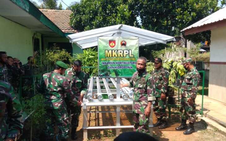 Dandim 0736/Batang Letkol Arh Yan Eka Putra melalui Kepala Staf Kodim Batang Mayor Kav Haryono saat membuka kegiatan Pembinaan Ketahanan Pangan Kodim 0736/Batang