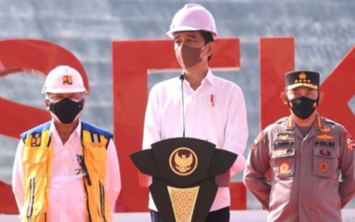 Presiden Joko Widodo Resmikan Bendungan Way Sekampung